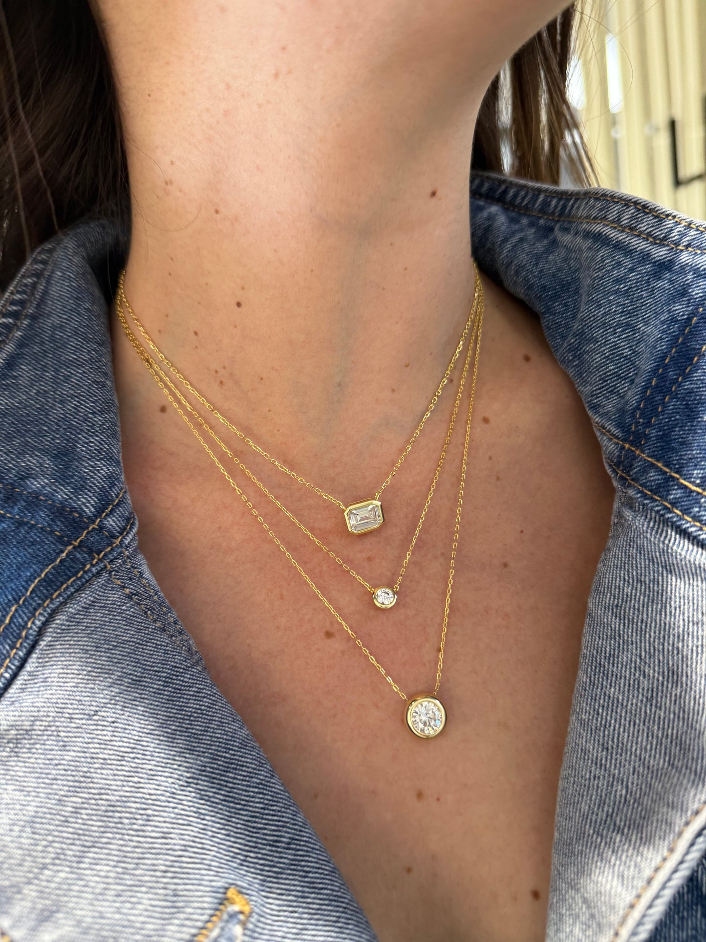 Bezel Necklace