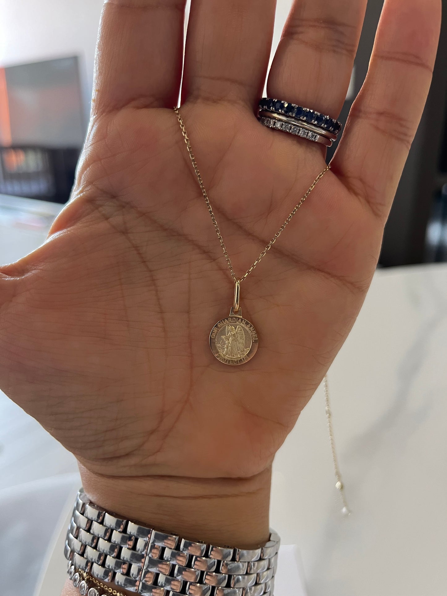 Dije 14K Ángel de la Guarda