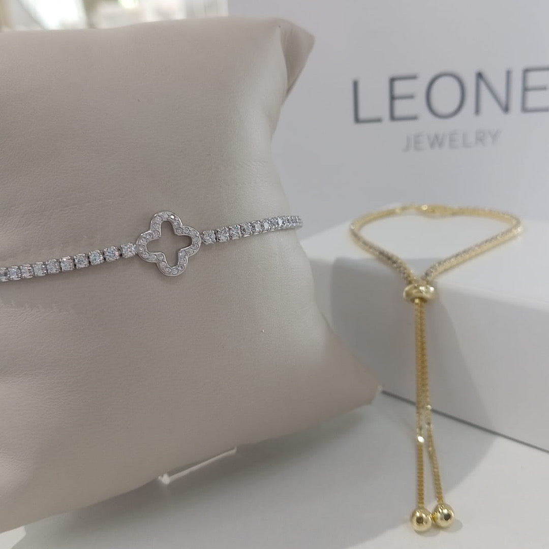 Open Clover bracelet