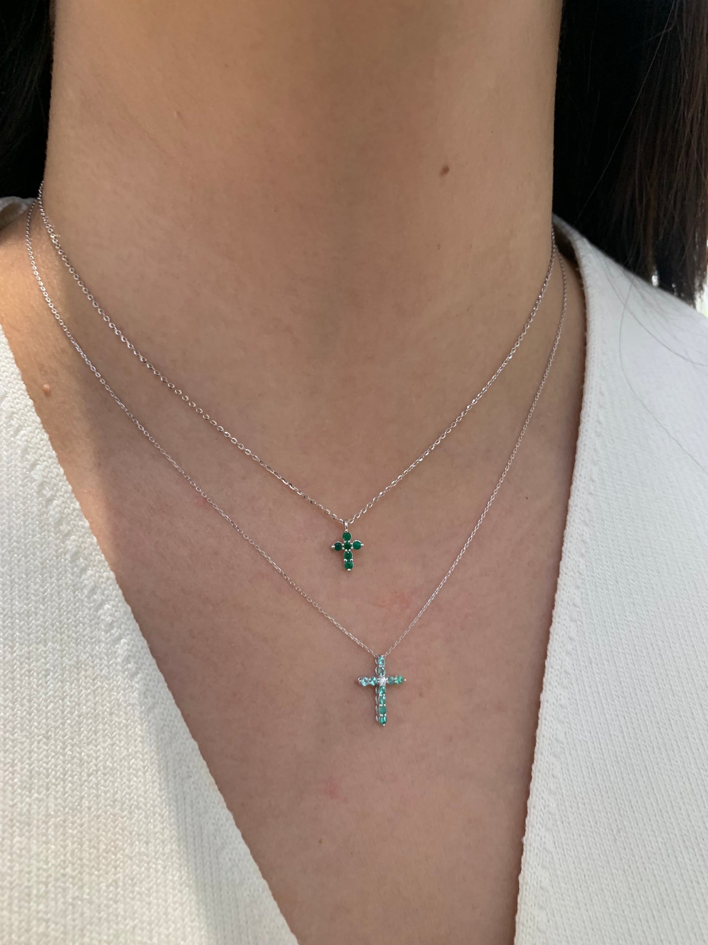 Mini Diamond Necklace 14K