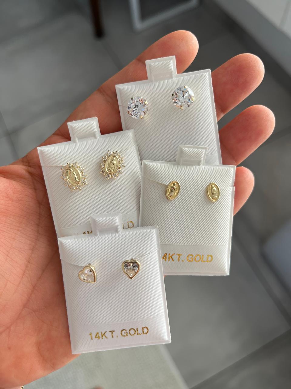 14k Disco Earrings