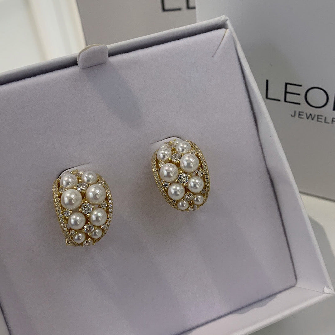Pearl Hoops