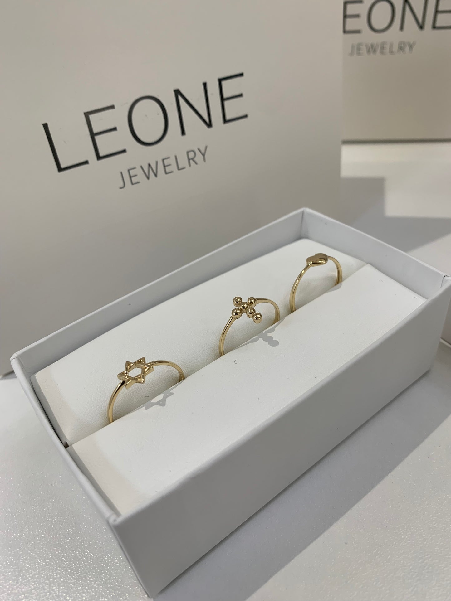 Cross Ring - Oro 14k
