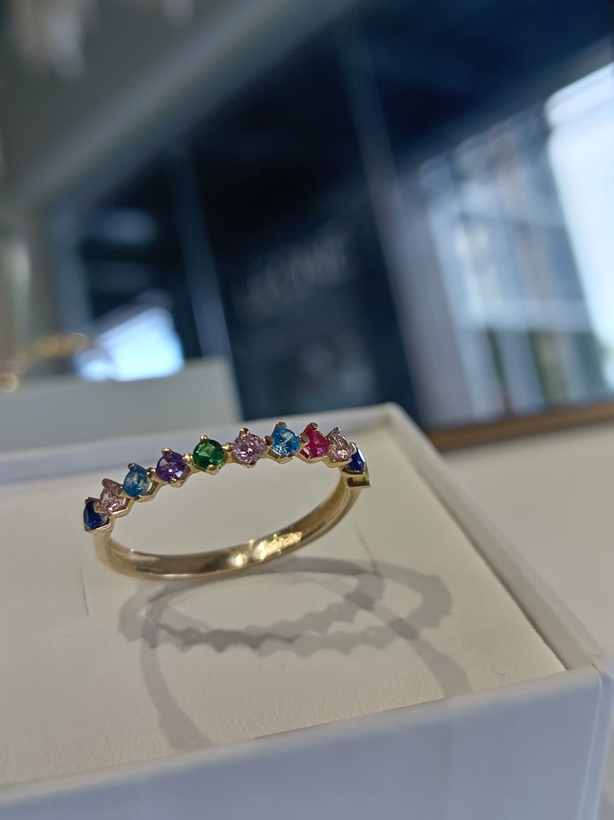 14k Colorful Ring