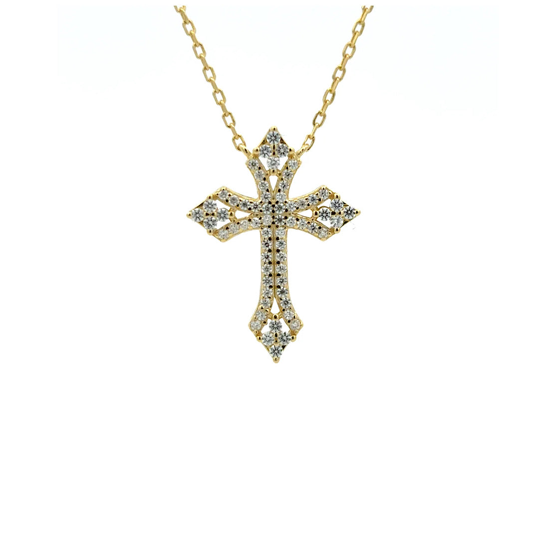 Moissanite Cross