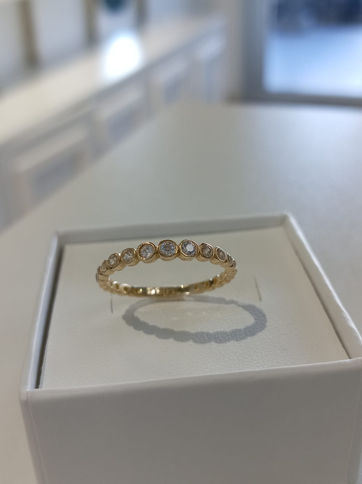 14k Bezel Ring