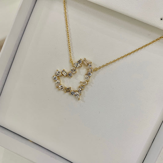 Baguette Heart necklace
