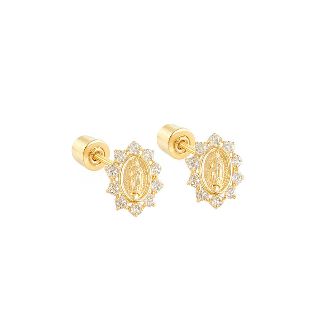 14k Disco Earrings