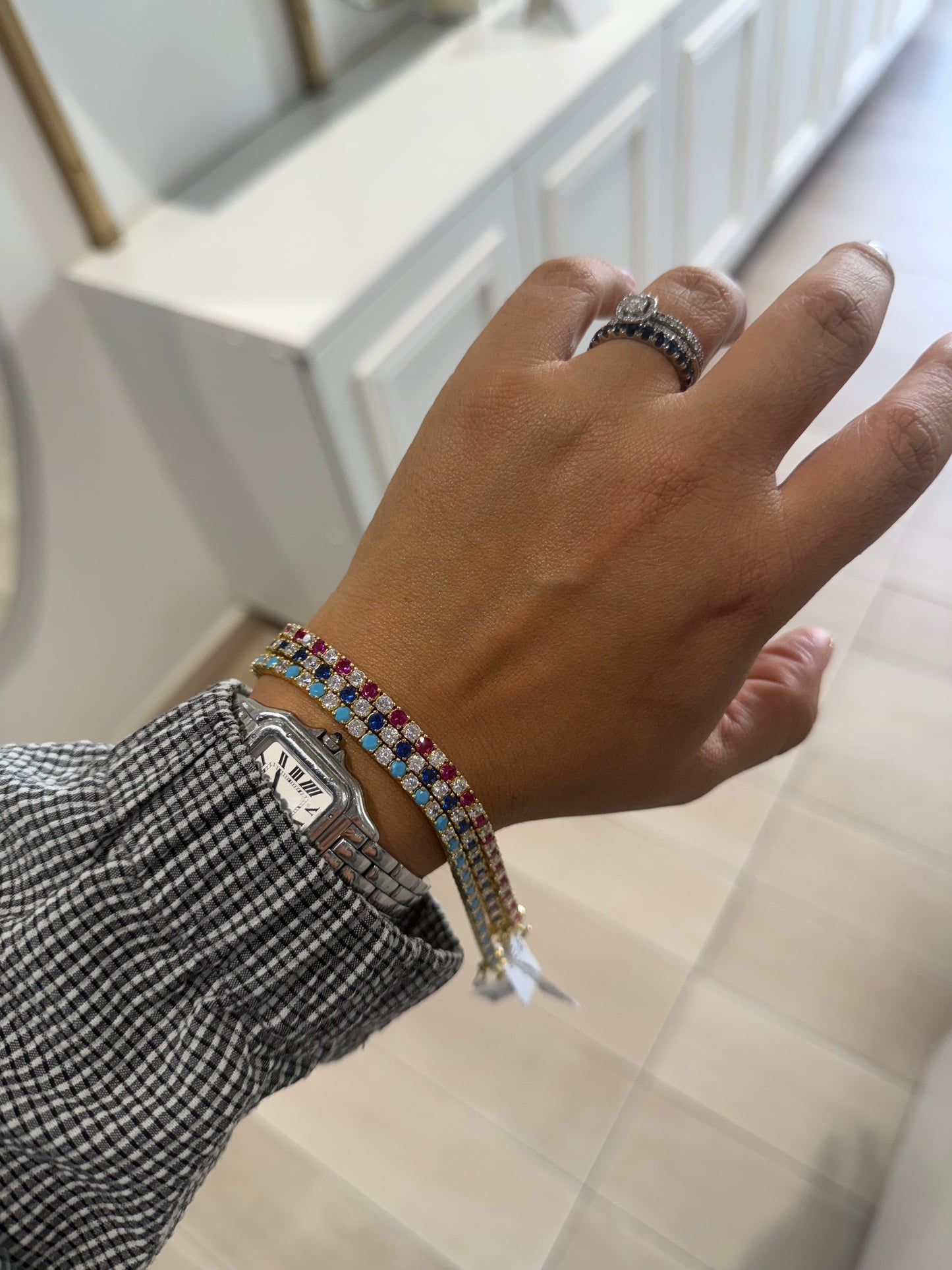 Colorful Tennis Bracelet