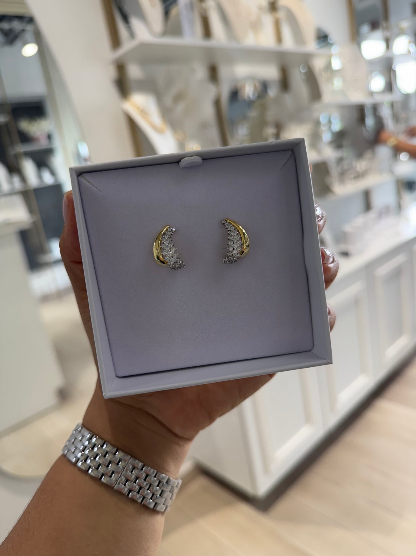 Two Tone Earrings