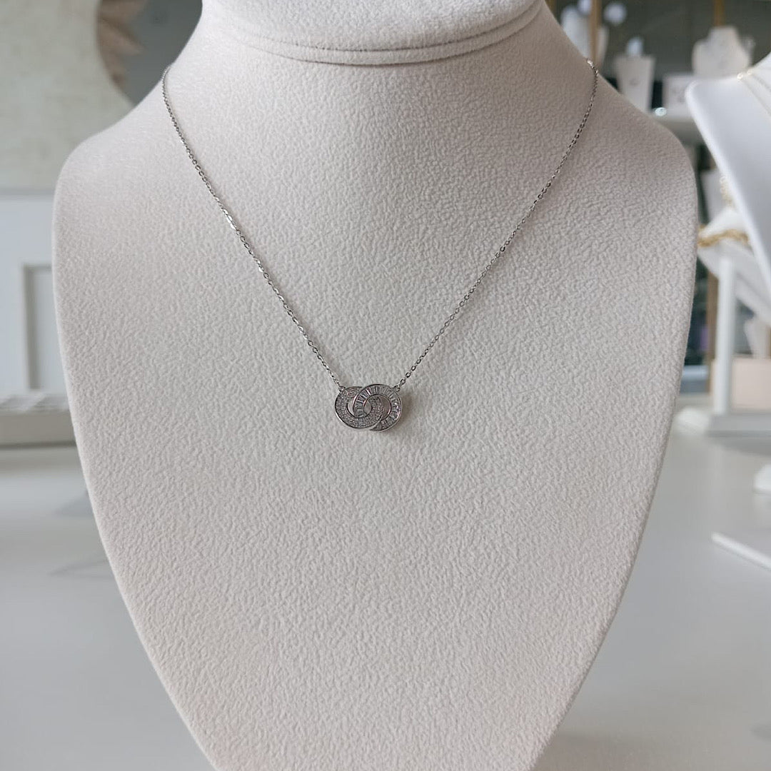 CZ Bond Necklace