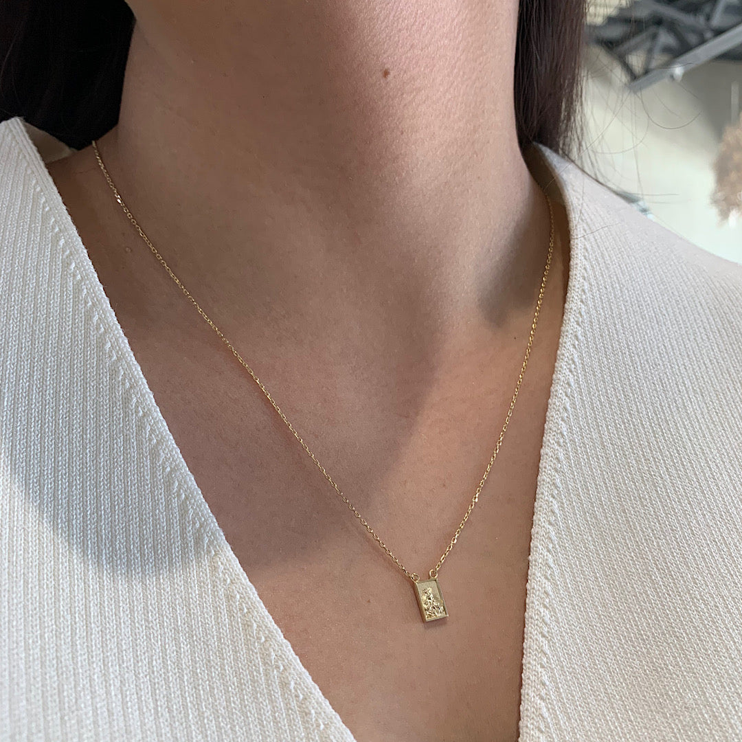 Escapulario Oro 14k