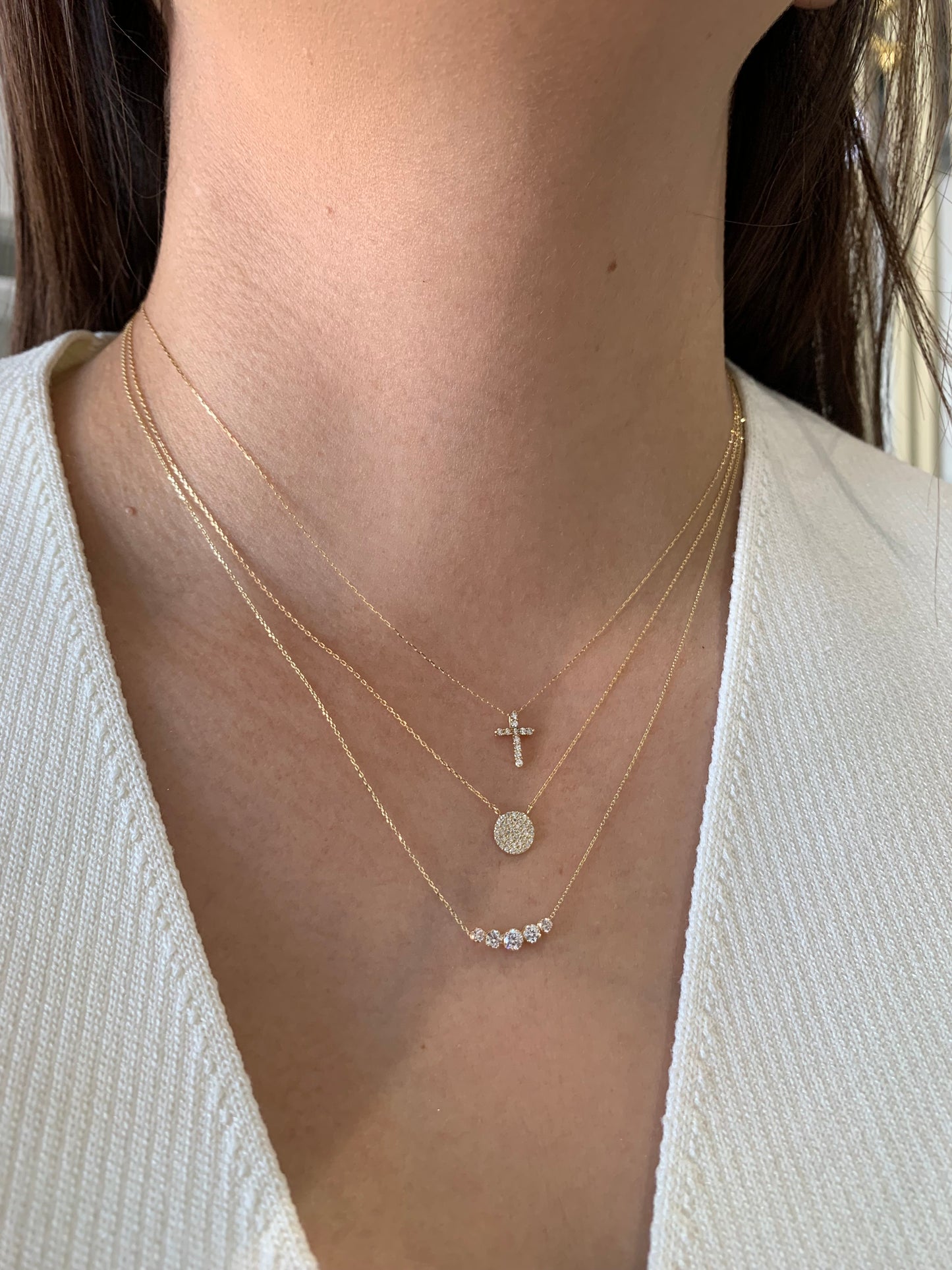 CZ Necklace - 14K