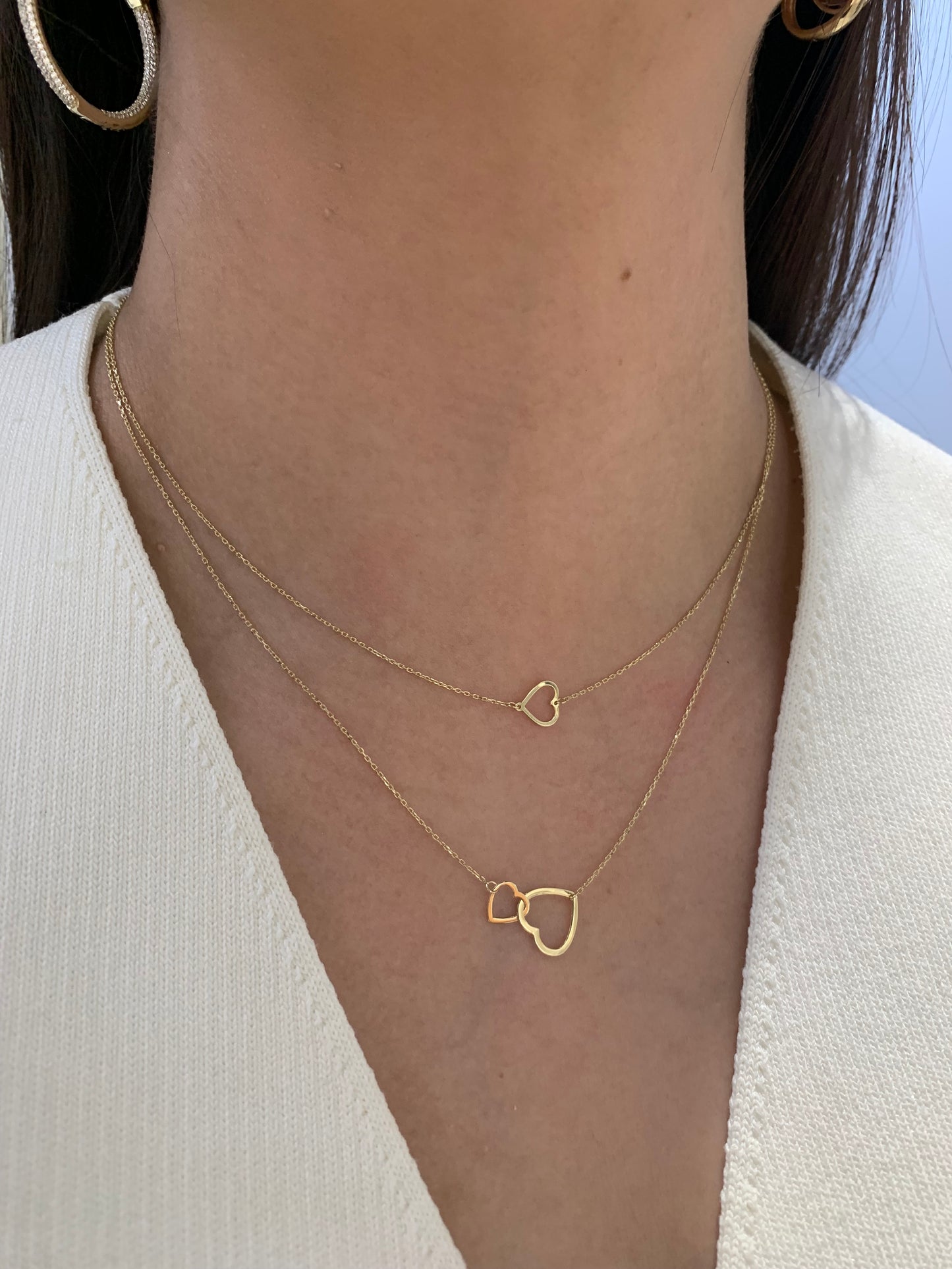 Mom & Me Heart Necklace
