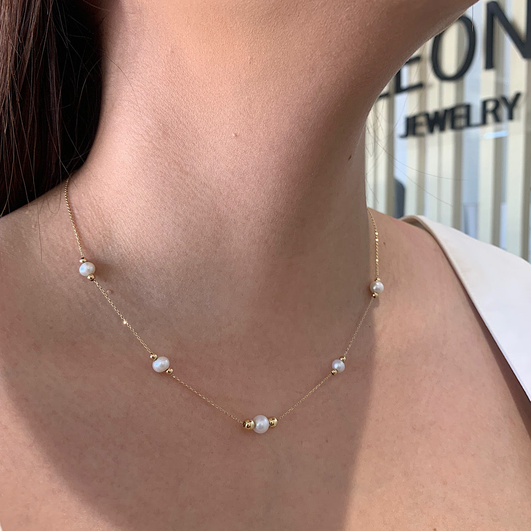 14K Pearl Necklace