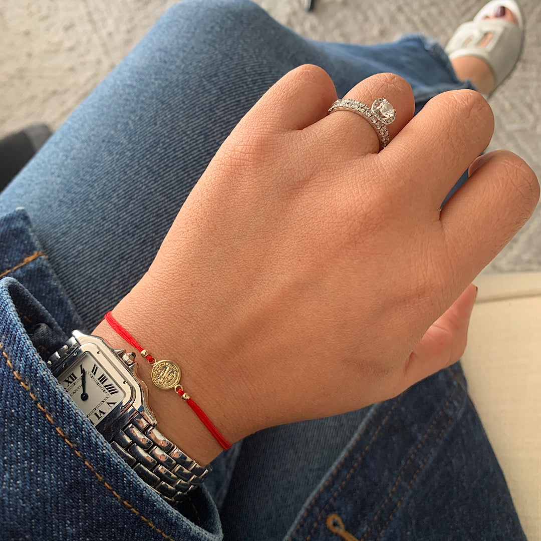 Pulsera San Benito Oro 14k