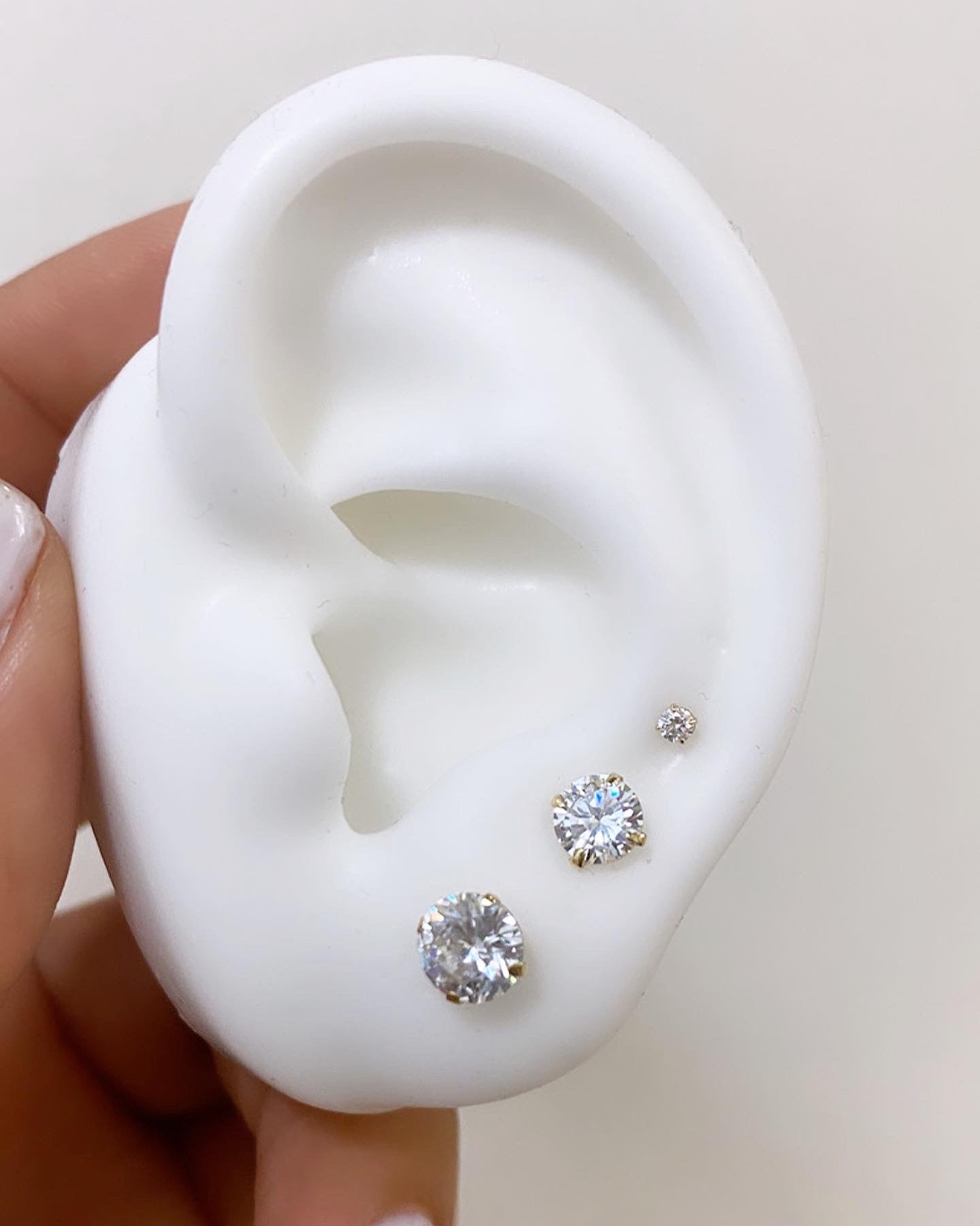 2mm Mini CZ - Gold 10K