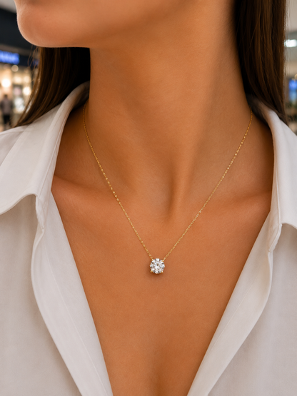 Solitaire - Moissanite