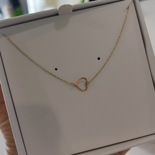 14k Open Heart