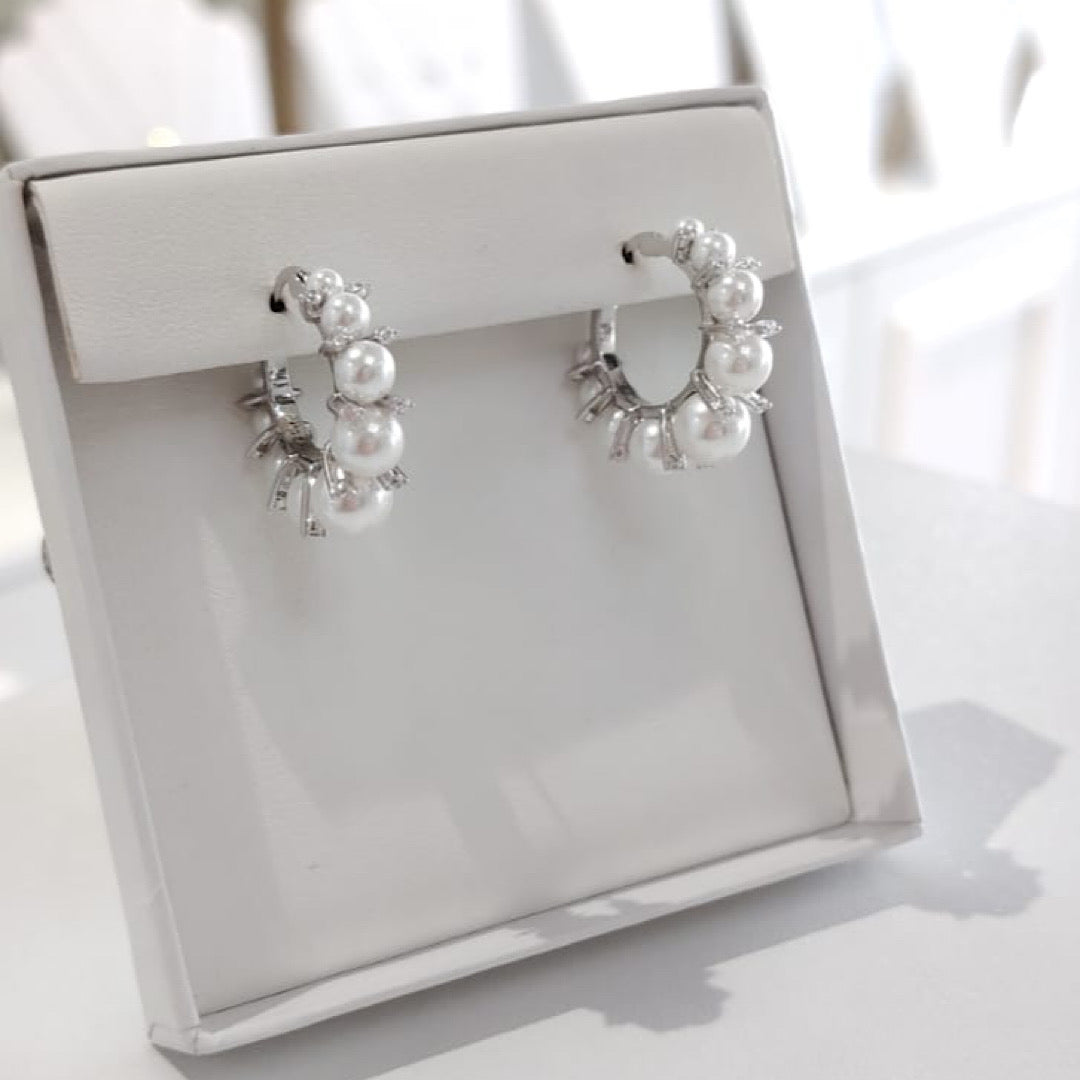 Pearl Hoops