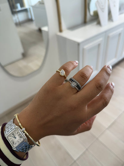 Pear Pinky Ring