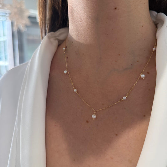 14K Pearl Necklace