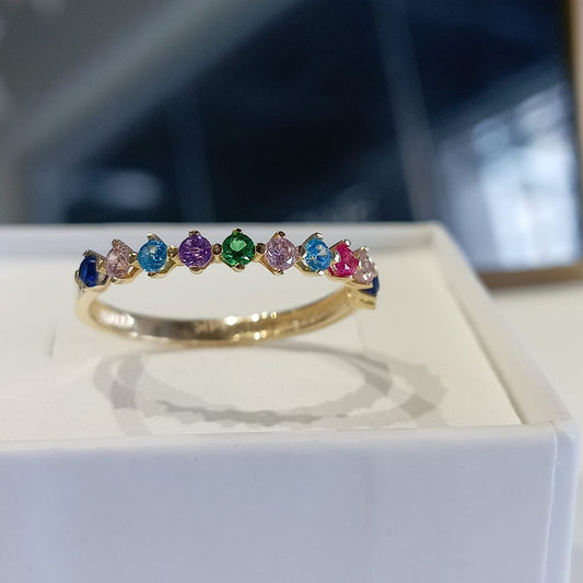 14k Colorful Ring