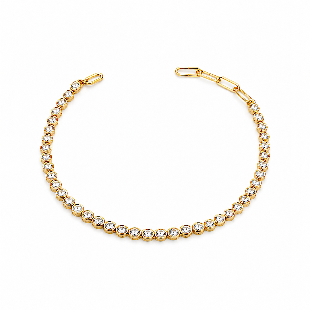 Bezel Bracelet - Natural Diamonds