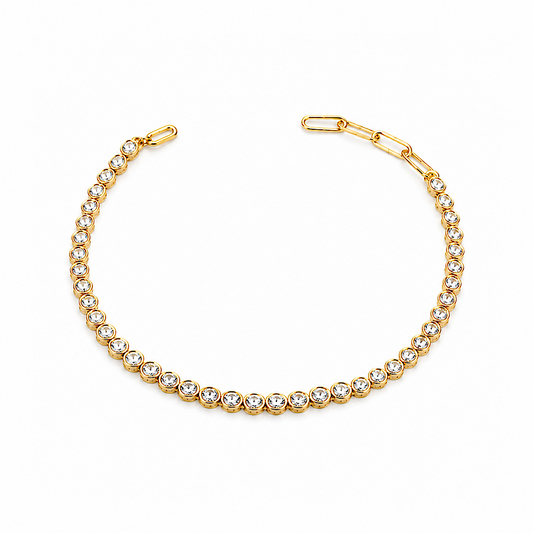 Bezel Bracelet - Natural Diamonds