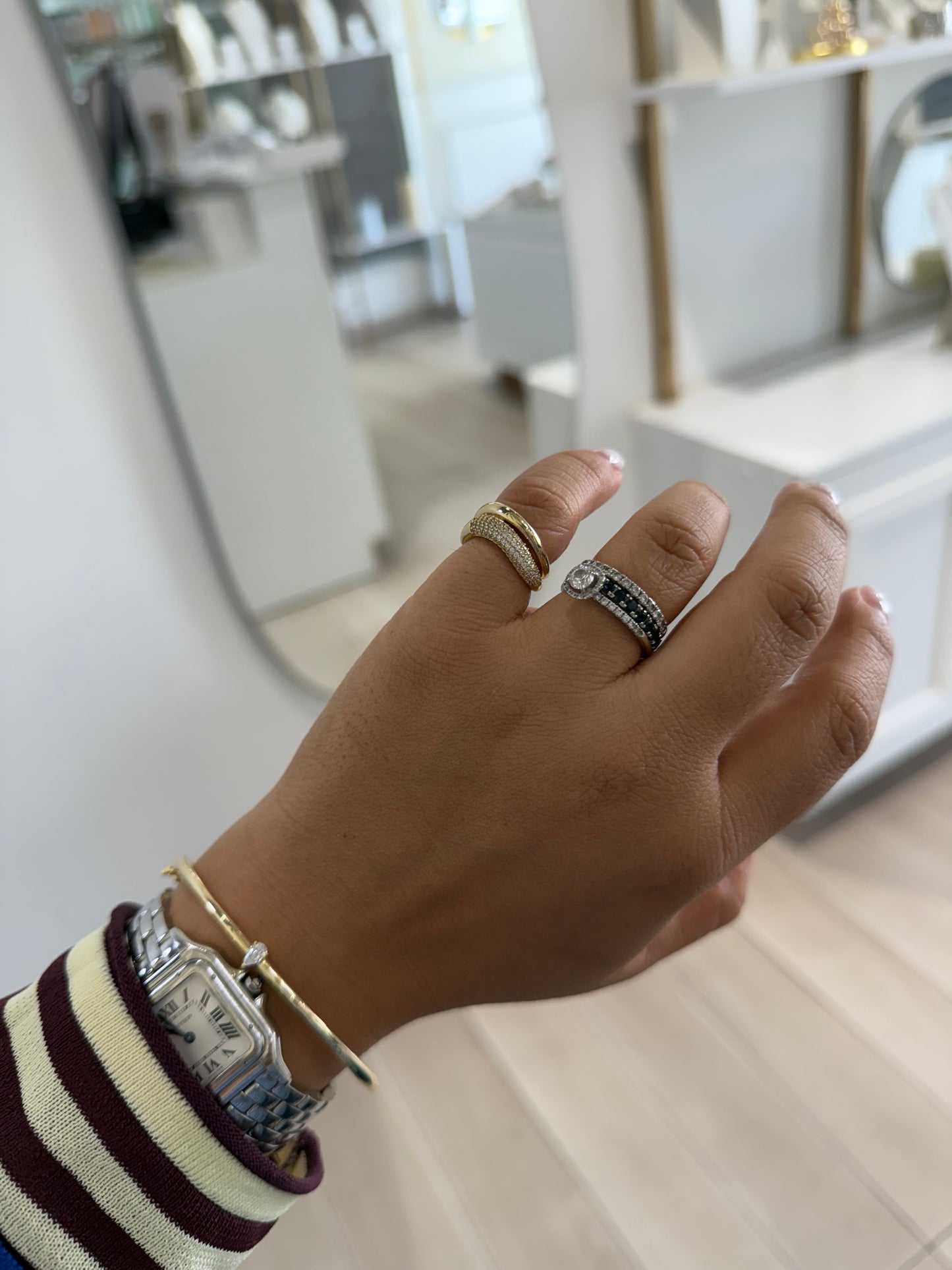 Double Band Pinky Ring