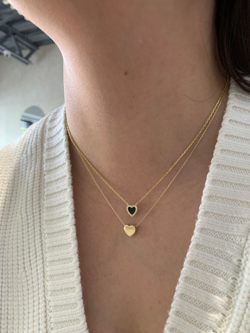 Black Heart Necklace