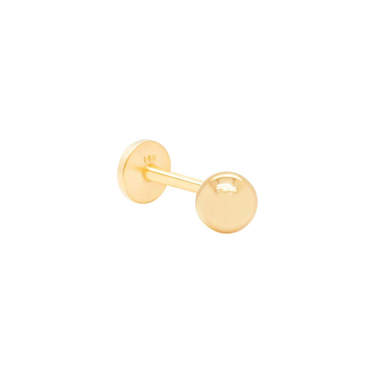 14K Cartilage piercing ball 2.5mm