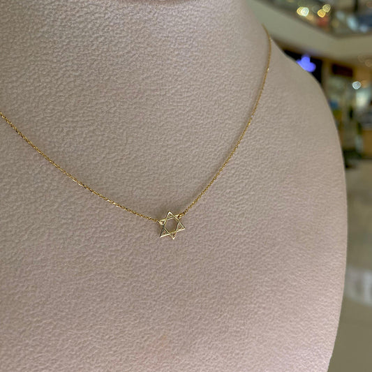 Estrella de David - Oro 14k