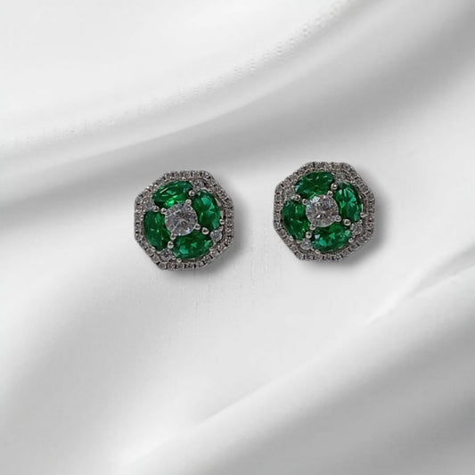 Green Earrings
