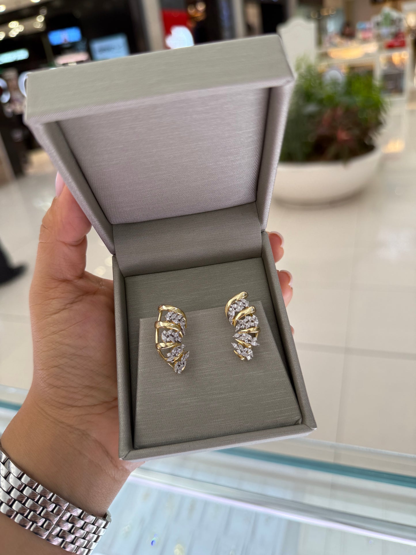 Two Tone Earrings