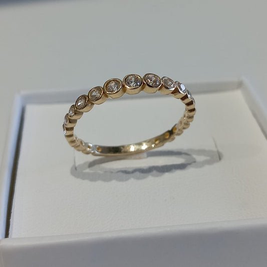 14k Bezel Ring