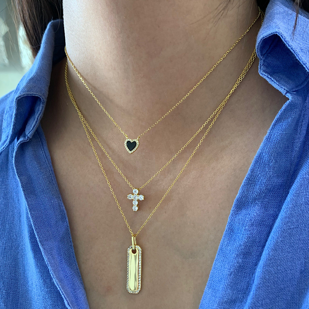 Black Heart Necklace