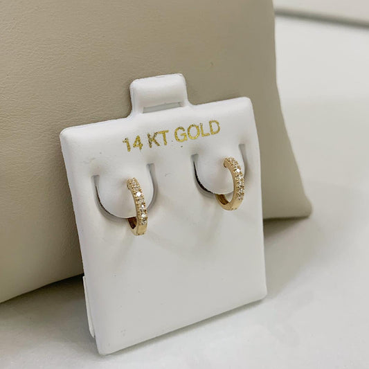 Mini Pavé Hoops