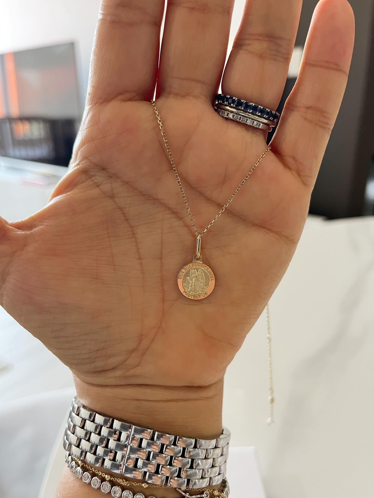 Dije 14K Ángel de la Guarda