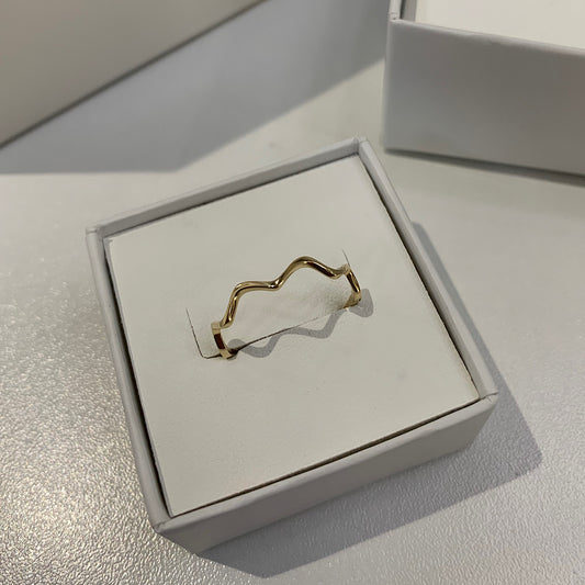 Dented Ring - Oro 14k