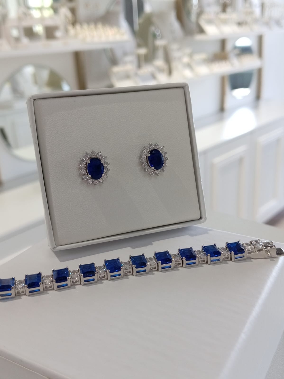Blue Studs