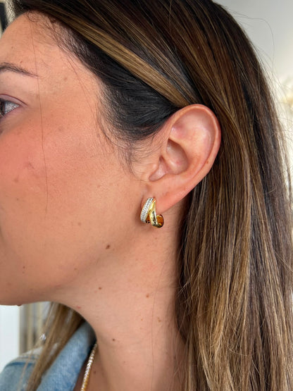Two Tone Hoops