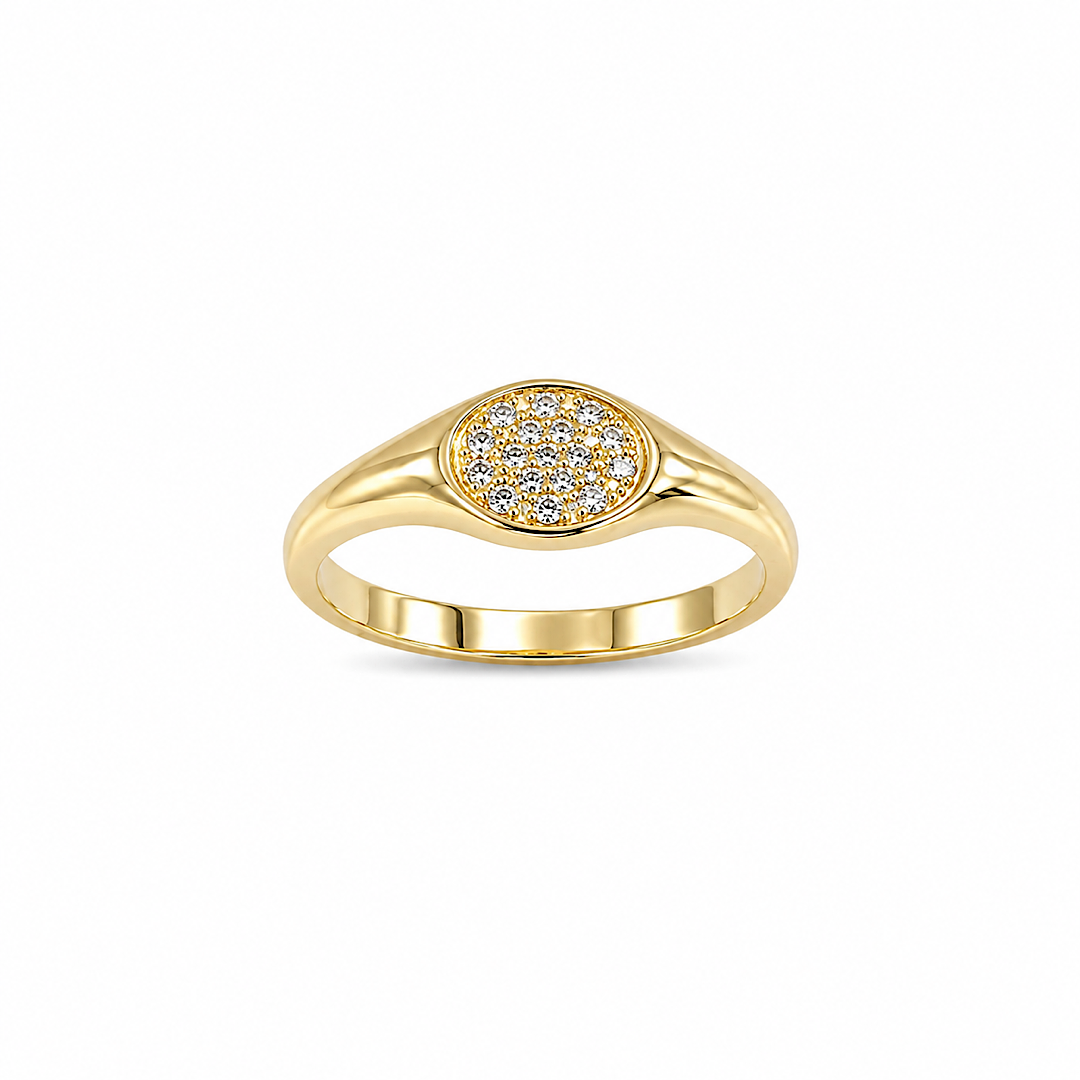 Wave Pinky Ring