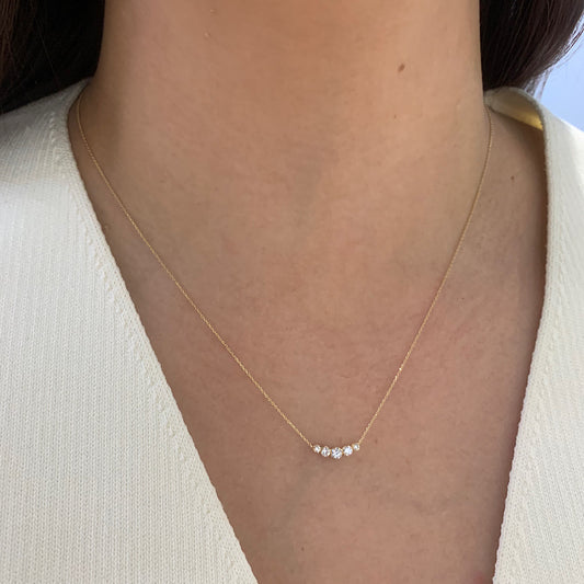CZ Necklace - 14K