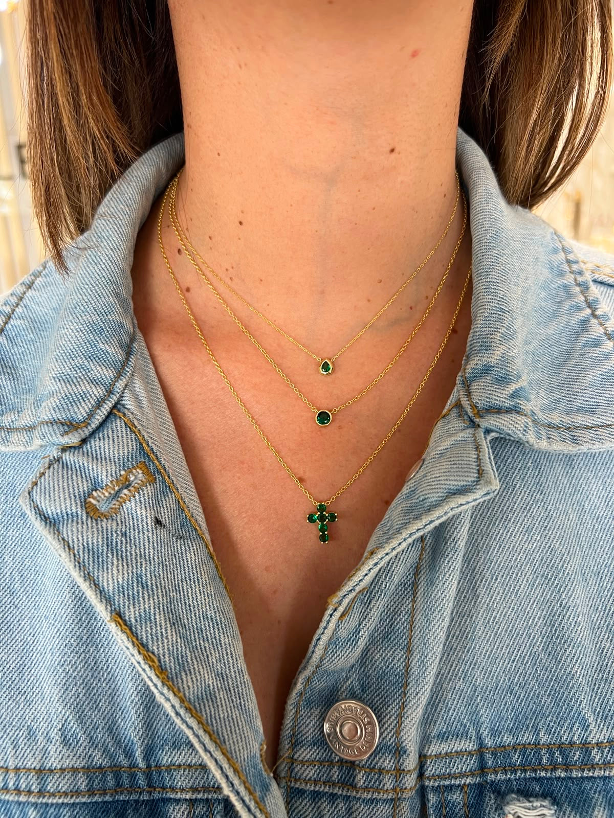 Colorful Cross Necklace