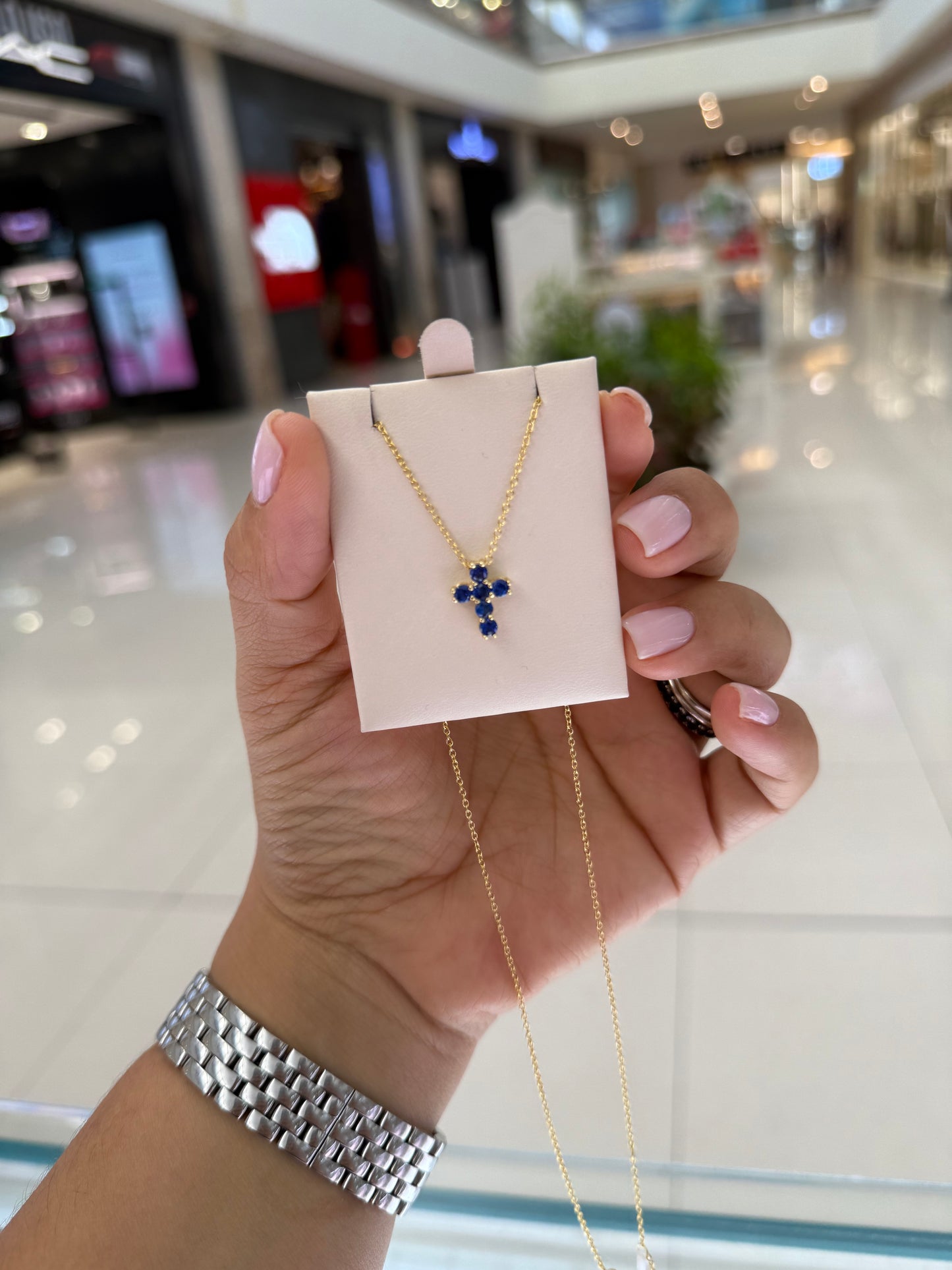 Colorful Cross Necklace