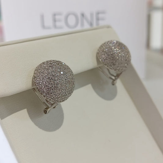Silver Pave Balls