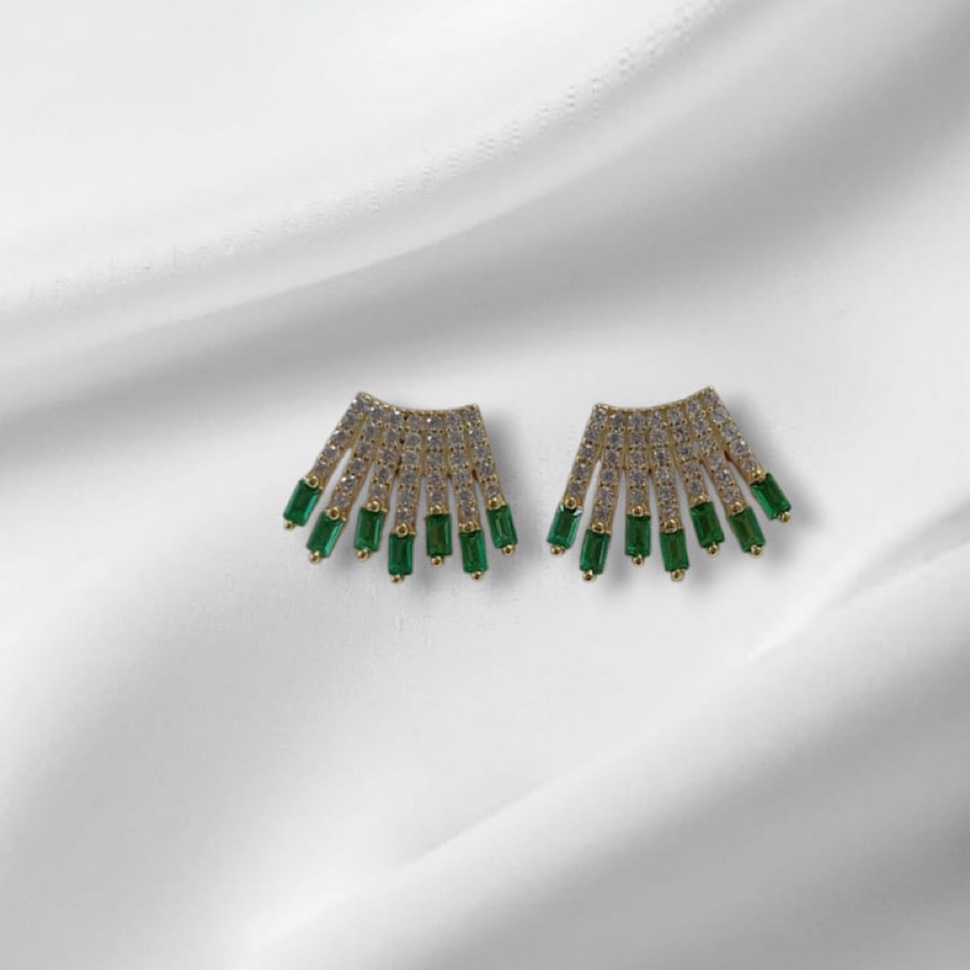 Green Earrings
