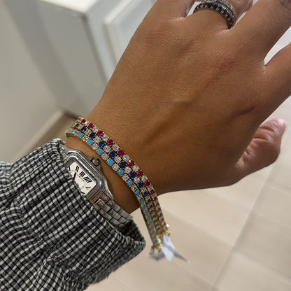 Colorful Tennis Bracelet