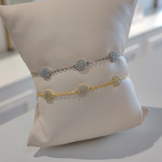 Pavé Round Bracelet